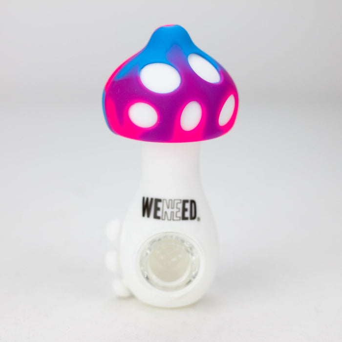 Weneed | 4.5" Mushroom Silicone Hand pipe Assorted