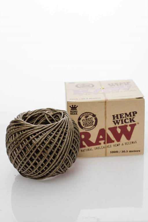 Raw Hemp Wick-Medium / 100 ft - One Wholesale