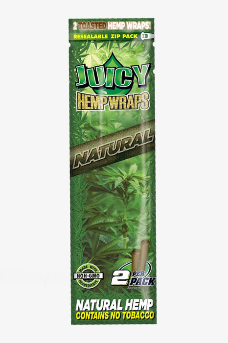 Juicy Jay's Hemp Wraps-2 Packs-Natural - One Wholesale