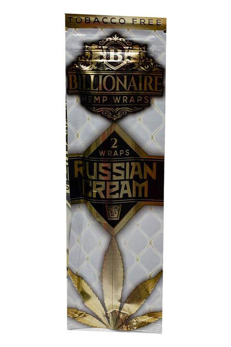 Billionaire Hemp Wraps 1 pack-Russian Cream - One Wholesale
