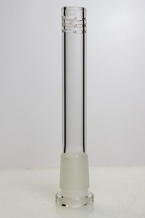 Glass open ended 6 slits downstem-4 3/4 Inches - One Wholesale