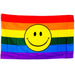 Rainbow Flag 3'x5'-Rainbow Happy - One Wholesale