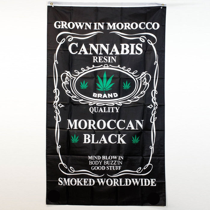 Cannabis Flag 3'x5'-Leaf Jack - One Wholesale