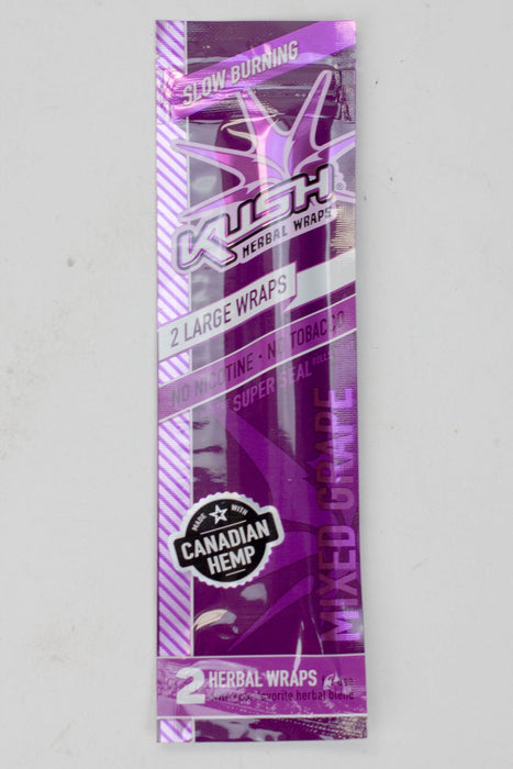 KUSH® HERBAL WRAPS Pack of 5-Mixed grape - One Wholesale
