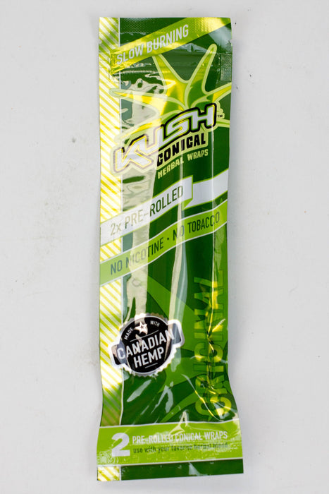 KUSH® CONICAL HERBAL WRAPS Pack of 3-Original - One Wholesale