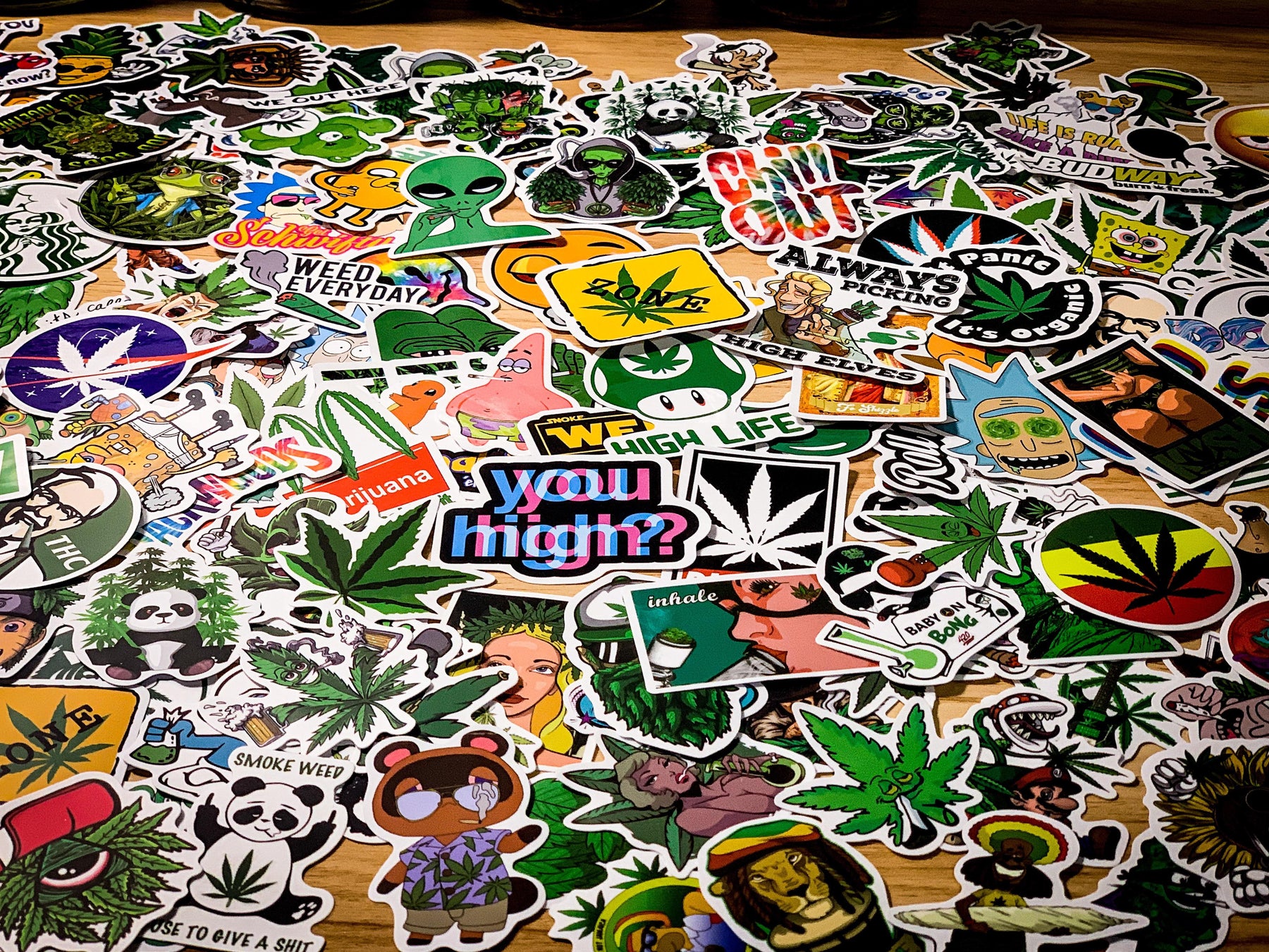 Express Yourself with Every Weekend's Cannabis Stickers