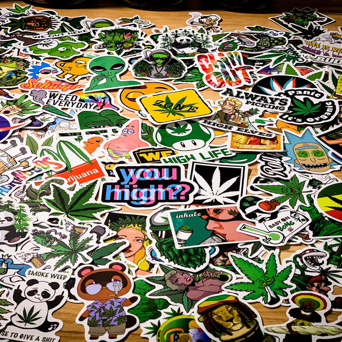 Express Yourself with Every Weekend's Cannabis Stickers