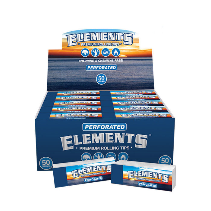 ELEMENTS | Perforated Premium Rolling Tips – Box of 50 Filter Tip ONE