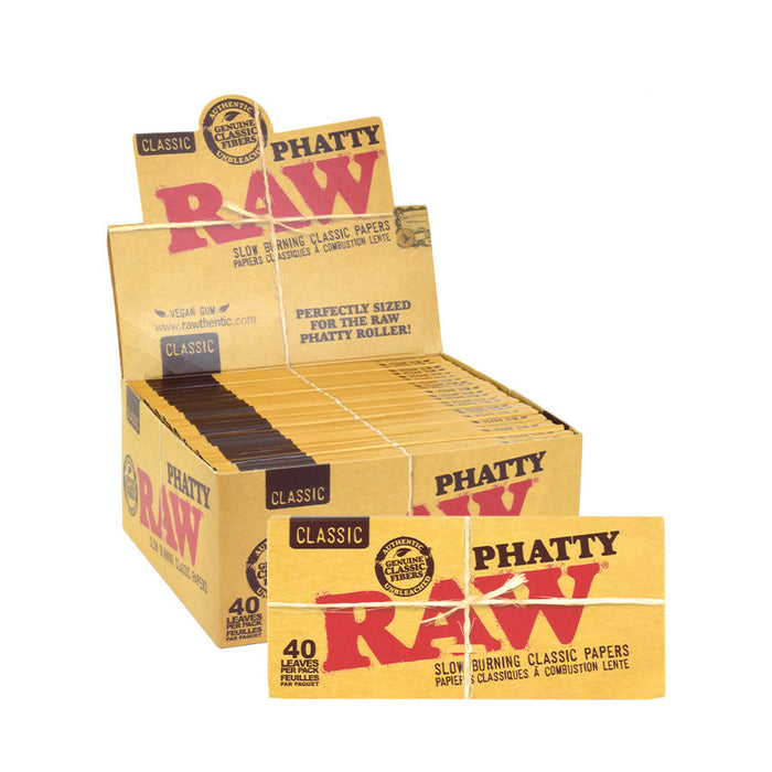 RAW | Classic Natural Unrefined Hemp Rolling Papers – Phatty King Size King Size ONE