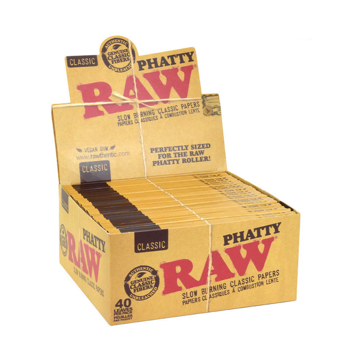 RAW | Classic Natural Unrefined Hemp Rolling Papers – Phatty King Size King Size ONE