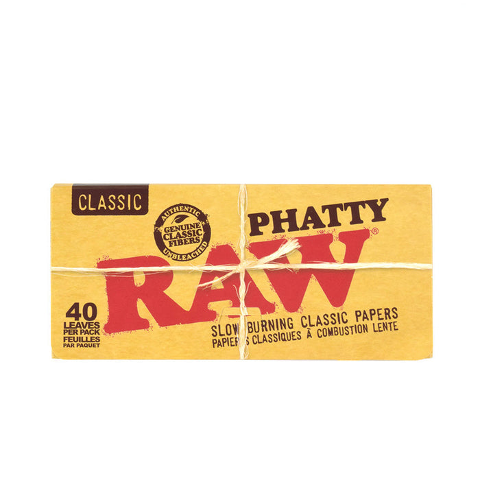 RAW | Classic Natural Unrefined Hemp Rolling Papers – Phatty King Size King Size ONE