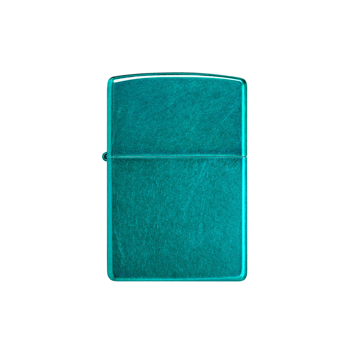 Zippo 24004 Translucent Candy Teal Basic · Pattern ONE