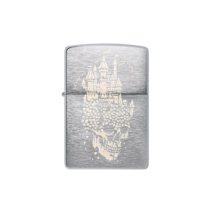 Zippo 46477 Skull Castle Design Zippo Lighter ONE
