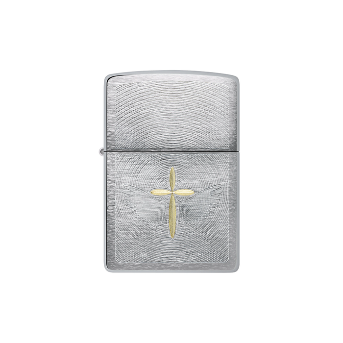 Zippo 46479 Spiritual Cross Angel Aura Zippo Lighter ONE