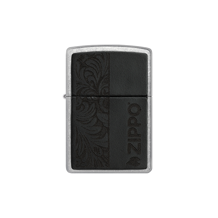Zippo 46919 Black Leather Emblem - Zippo Design Crest · Emblem · Military ONE