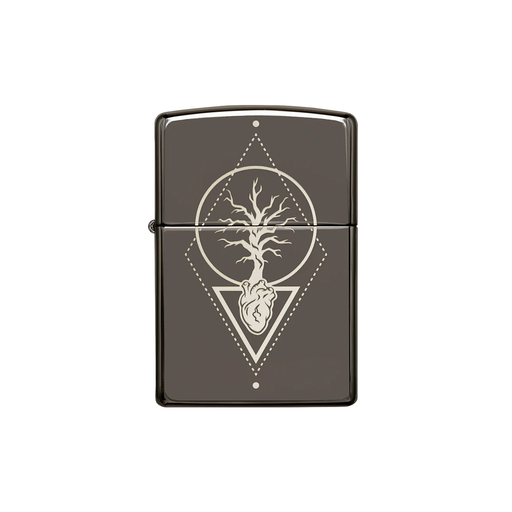 Zippo 49687 Heart of Tree Design Zippo Lighter ONE