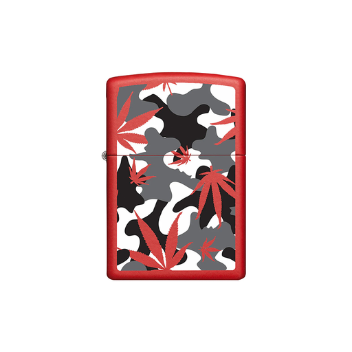 Zippo 233-064558 Red Matte Camo Zippo Lighter ONE