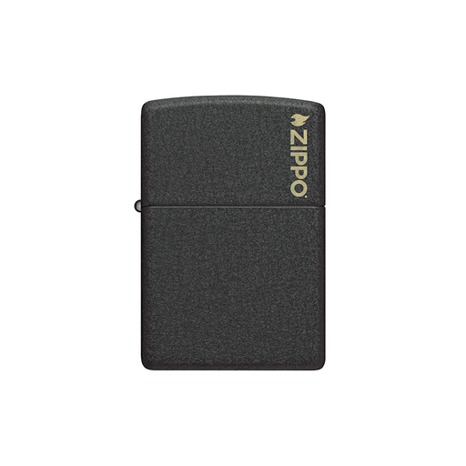 Zippo 236ZL Classic Black Crackle® Zippo Logo Zippo Lighter ONE