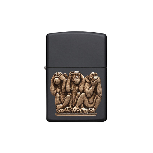 Zippo 29409 Three Monkeys Zippo Lighter ONE
