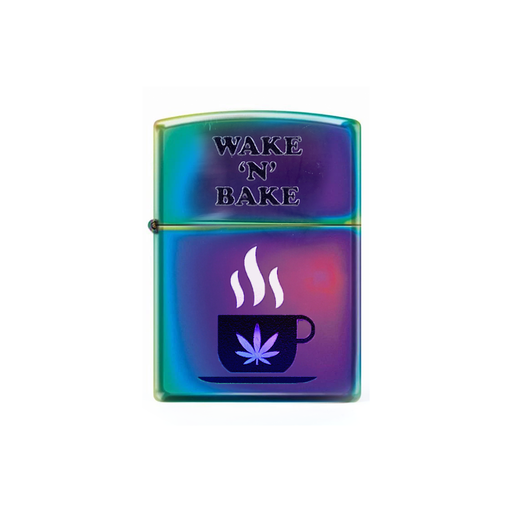 Zippo 151-064543 Leaf Wake N Bake Zippo Lighter ONE