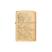 Zippo 46826 Gold Cannabis Lush Leaves Engrave Design 