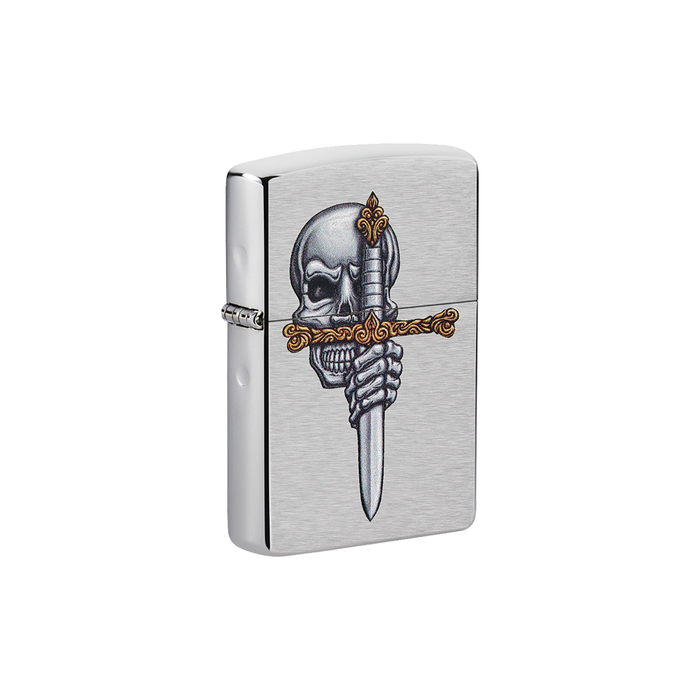 Zippo 49488 Sword Skull Design Zippo Lighter ONE