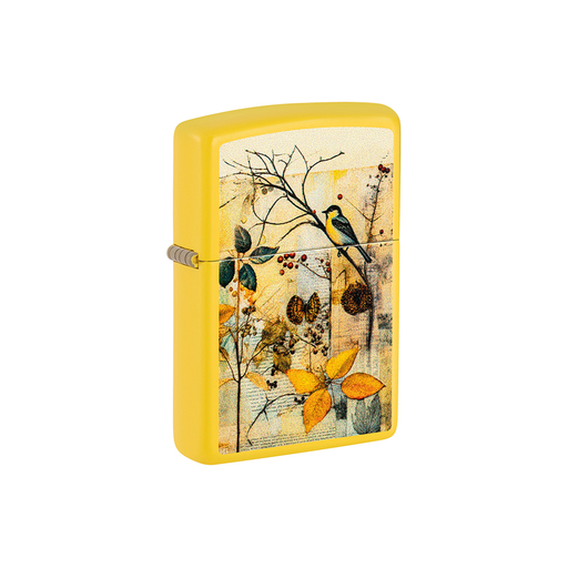 Zippo 46580 Vintage Scrapbook Bird Design Animal · Plant ONE