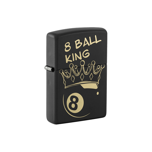 Zippo 46291 King 8 Ball Billiards Champion Zippo Lighter ONE