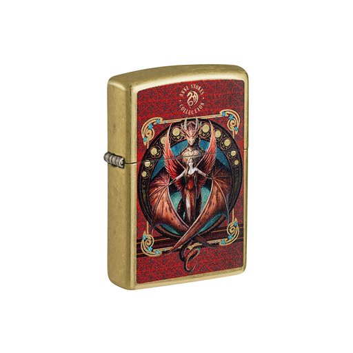 Zippo 46689 Red Anne Stokes Copper Wing Design Medieval · Mythological ONE