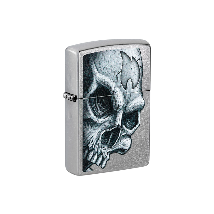 Zippo 46587 Skull & Flame Zippo Lighter ONE
