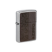 Zippo 46920 Brown Leather Emblem - Zippo Design Crest · Emblem · Military ONE