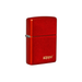 Zippo 49475ZL Metallic Red Matte Zippo Logo Zippo Lighter ONE