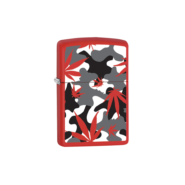 Zippo 233-064558 Red Matte Camo Zippo Lighter ONE