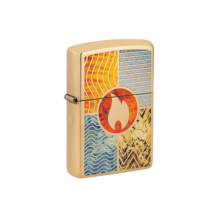 Zippo 48729 Elements of Earth Design Zippo Lighter ONE