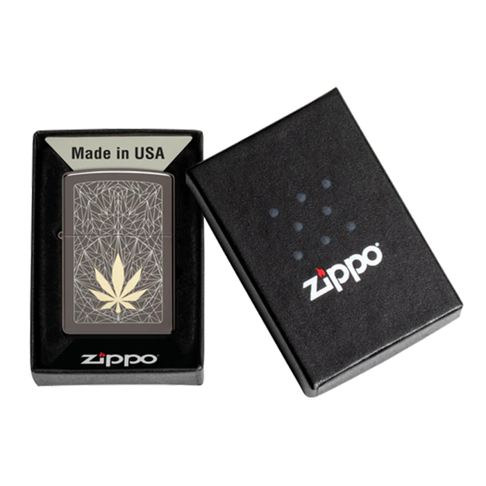 Zippo 48384 Cannabis Design