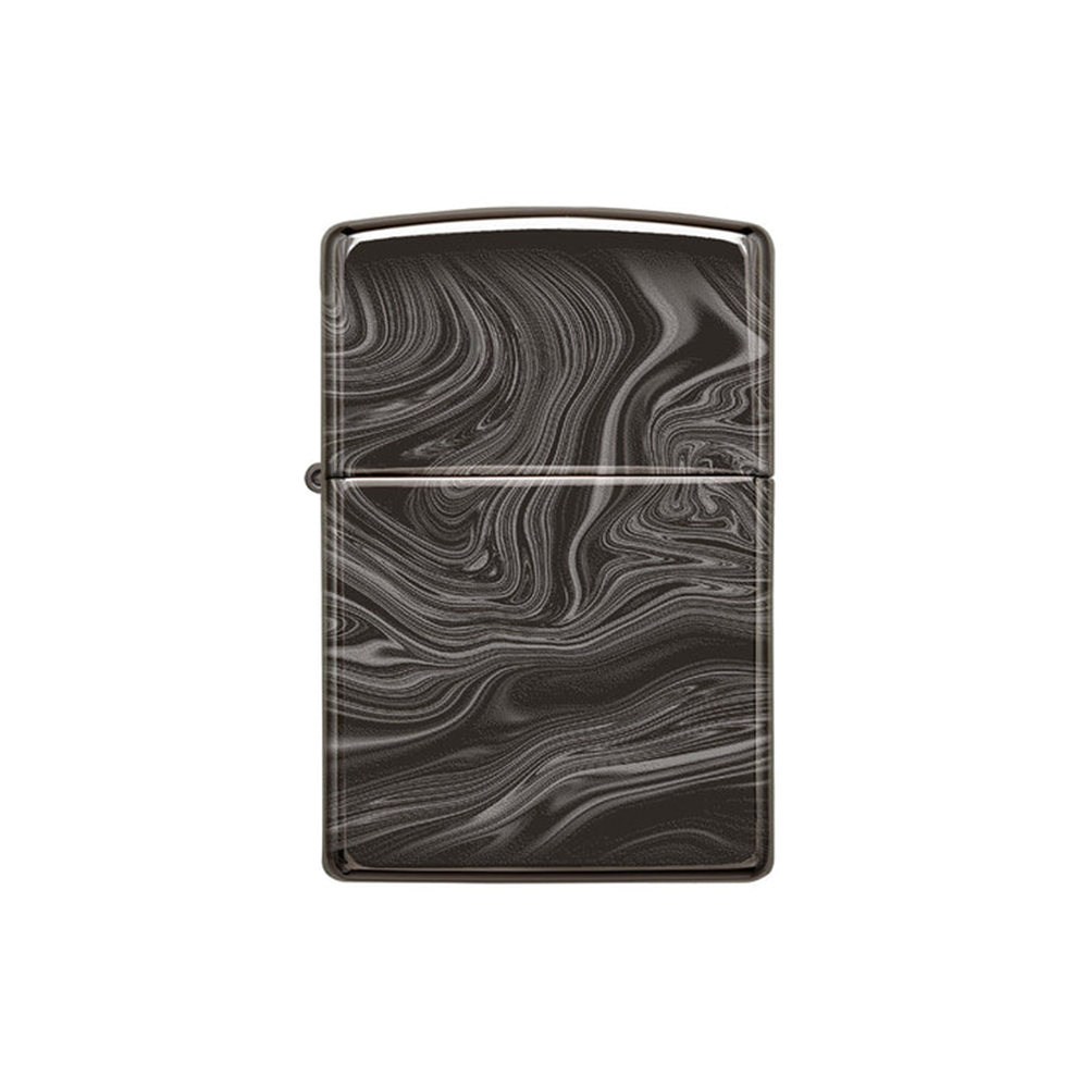 ライターZIPPO 49812 MARBLE PATTERN DESIGN Zippo 49812, Marble Pattern Design, 360 Laser, High Polish Black
