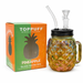 6″ Pineapple Glass Bong – Metallic Finish [GP2045PIN] Glass Bong ONE