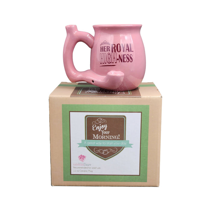 Her royal high-ness small pink mug Mug Pipe Roast and Toast Gifts