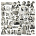 50-Piece Black & White Anime Sticker Pack – Series 02 Stationery · Accessory Super Supplys Inc