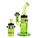 Cheech | 10" Panda Bong with Ash Catcher - CHE-232 Glass Bong Smoking Cat Distribution Green