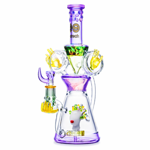 Cheech Glass | 13.5" Tentacle Monster [CHE 316/317] Glass Bong Smoking Cat Distribution Purple [CHE 316]