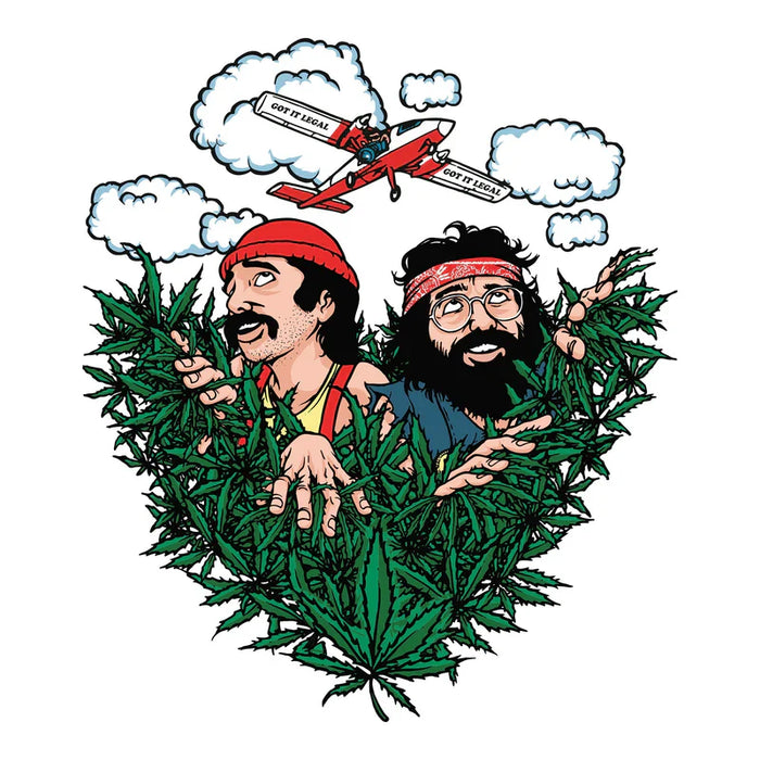 Cheech & Chong® Glass | 15" Field of Dreams Beaker (CC141) Glass Bong Smoking Cat Distribution