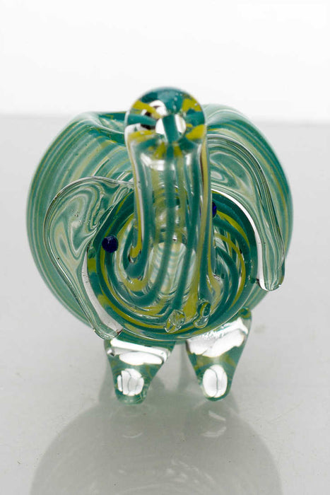 Small elephant glass hand pipe Pack of 2 Glass Pipe ONE