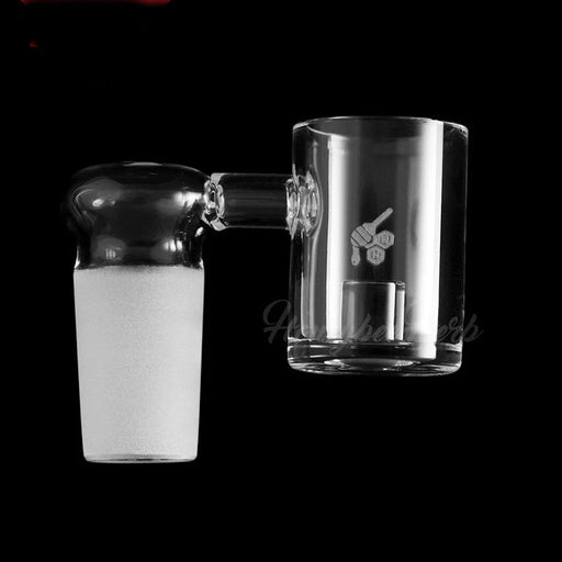 Honeybee Herb - CORE REACTOR SIDECAR QUARTZ BANGER - 90° DEGREE | YL Banger · Oil Burner Honeybee Herb 14 mm Male