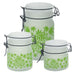 Green Leaf Glass Storage Jar-Multiple Sizes Available [SMKZ-144] Jar Canadian Distributor