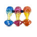 3-1/2" Frit Mushroom Glass Spoon Pipe Glass Pipe Super Supplys Inc Default Title