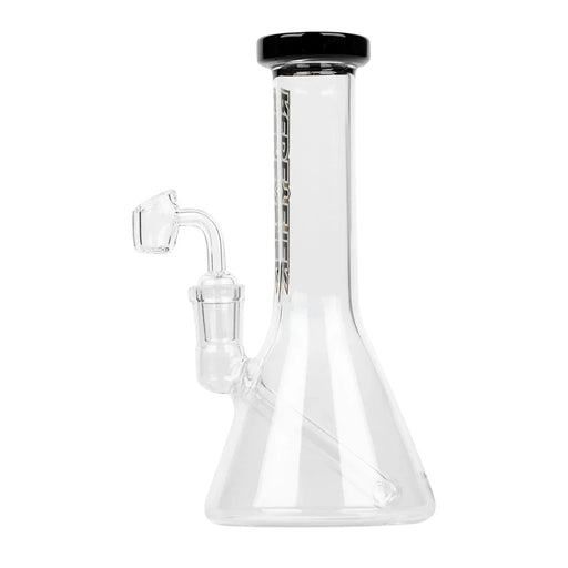 Red Eye Tek® | 8" Splash Concentrate Beaker Glass Rig Smoking Cat Distribution Black