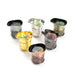 4 Parts 50mm Kettle Shape Metal Grinder Box of 6 [SMJL-008] Display Pack Canadian Distributor