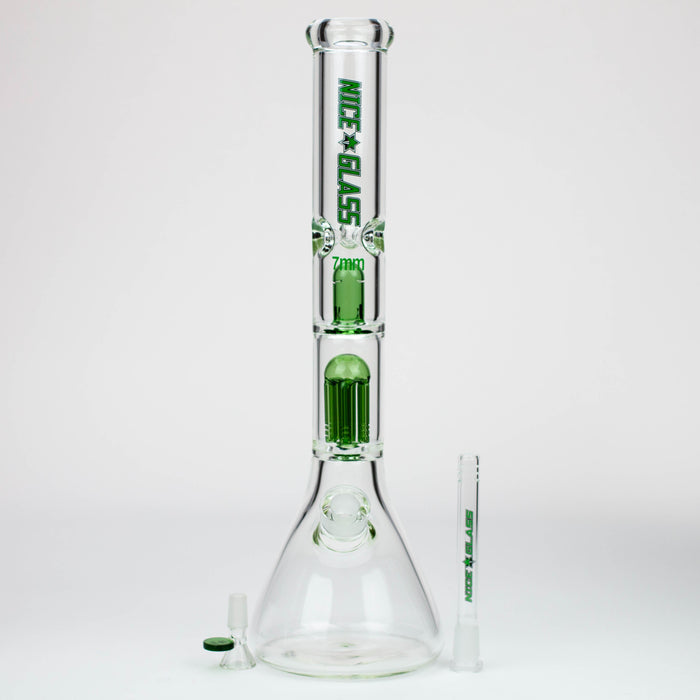 NG | 18 inch 6-Arm Perc & Splash Guard Beaker [G607-7] Glass Bong High-End Brands Glass