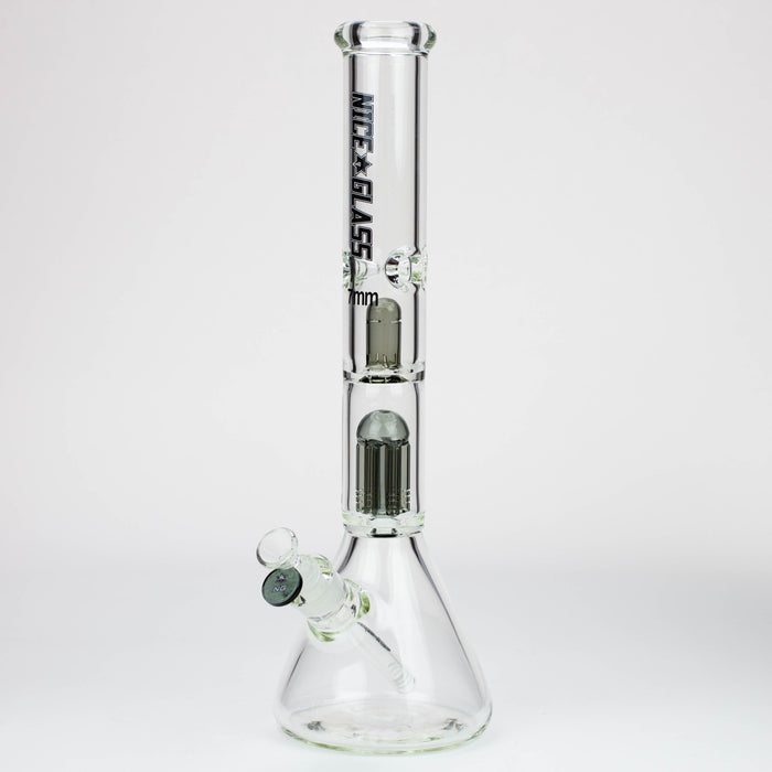 NG | 18 inch 6-Arm Perc & Splash Guard Beaker [G607-7] Glass Bong High-End Brands Glass BLACK